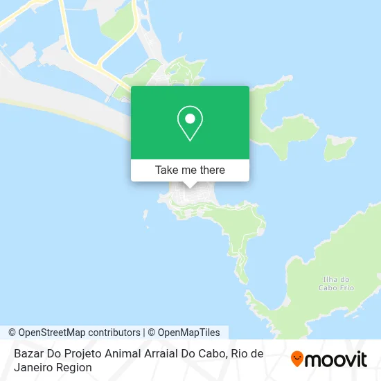 Bazar Do Projeto Animal Arraial Do Cabo map