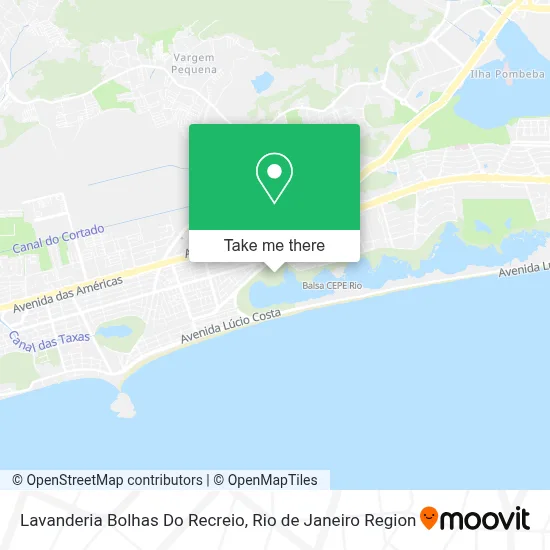 Lavanderia Bolhas Do Recreio map
