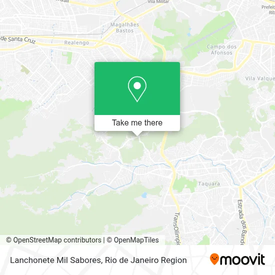 Lanchonete Mil Sabores map