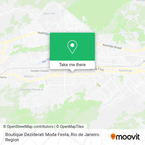 Boutique Deziderati Moda Festa map