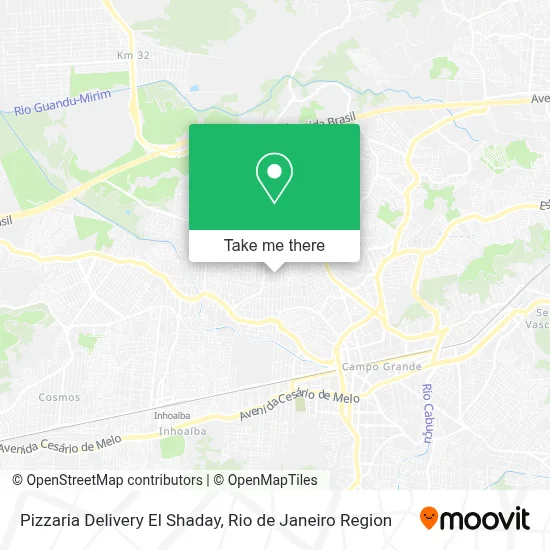 Pizzaria Delivery El Shaday map