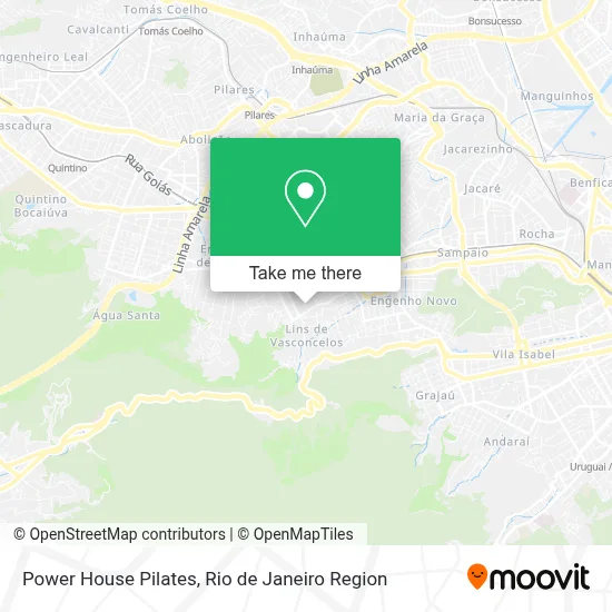 Power House Pilates map