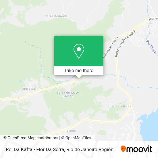 Rei Da Kafta - Flor Da Serra map