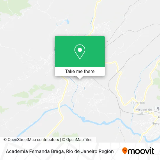 Academia Fernanda Braga map