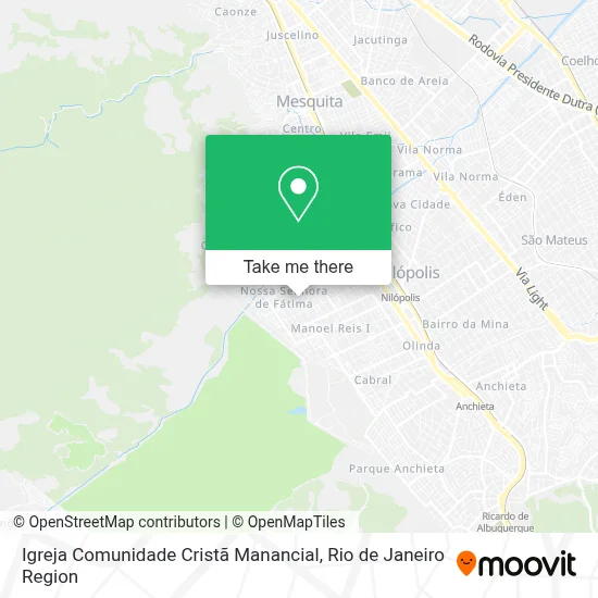 Igreja Comunidade Cristã Manancial map