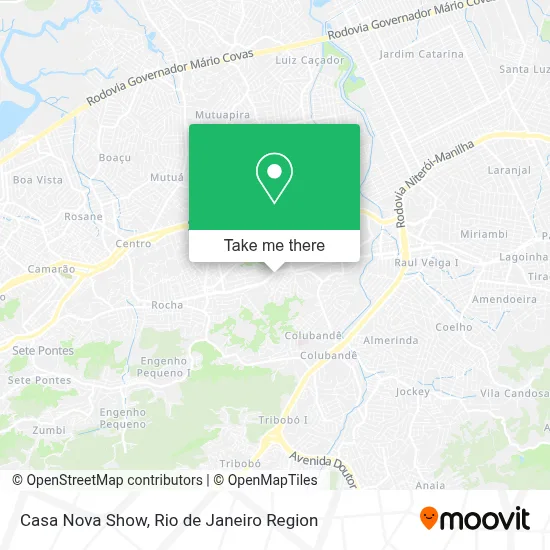 Casa Nova Show map
