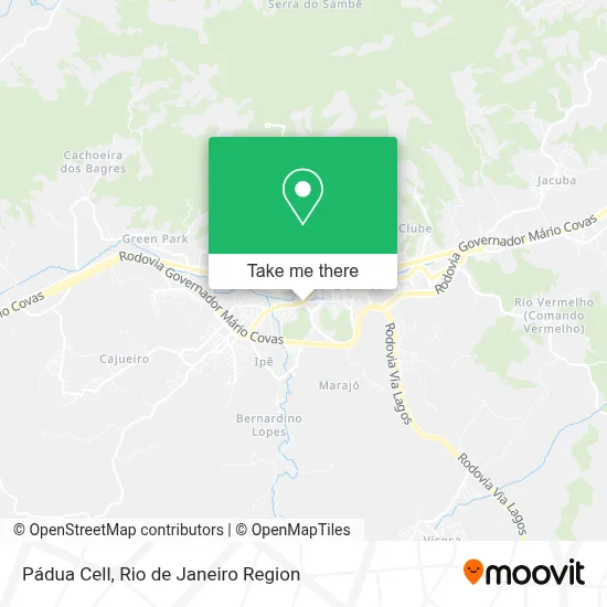 Pádua Cell map