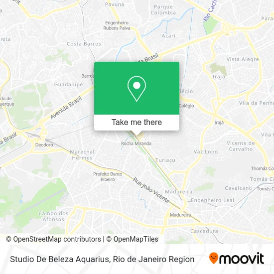 Studio De Beleza Aquarius map