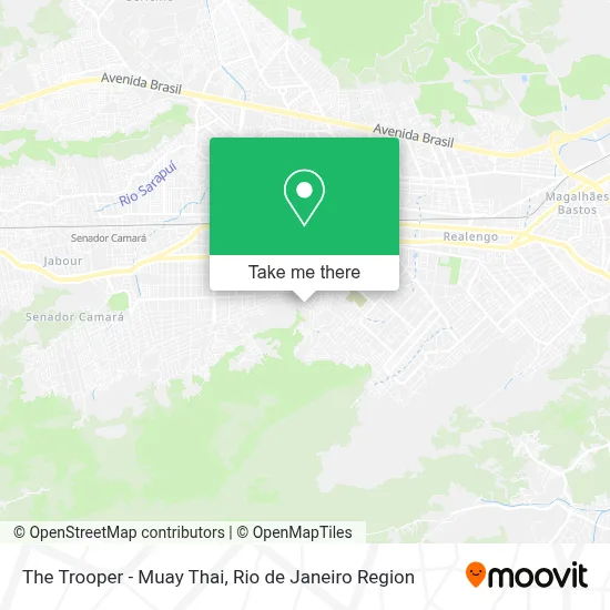 The Trooper - Muay Thai map