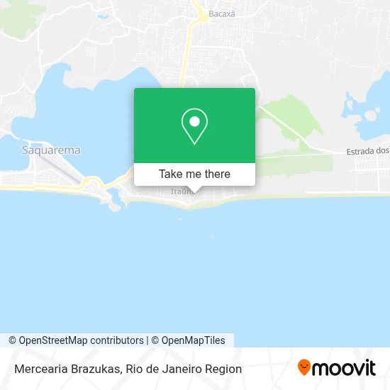 Mercearia Brazukas map