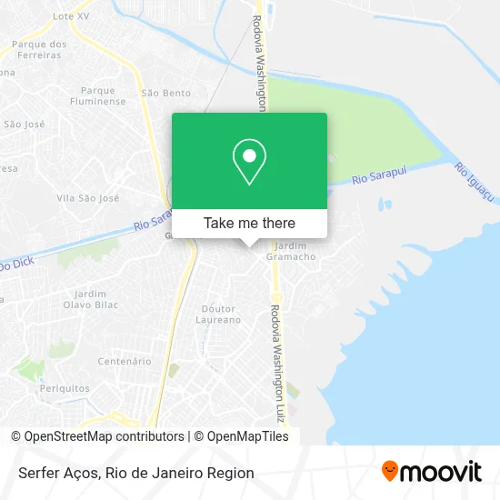 Serfer Aços map