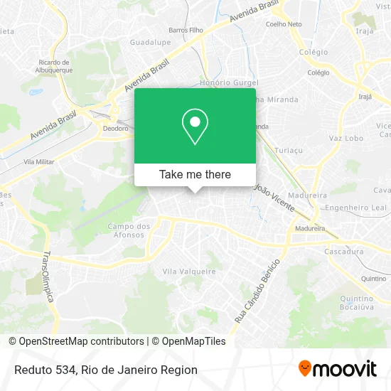 Reduto 534 map