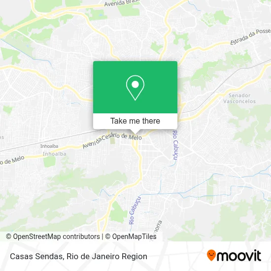 Casas Sendas map