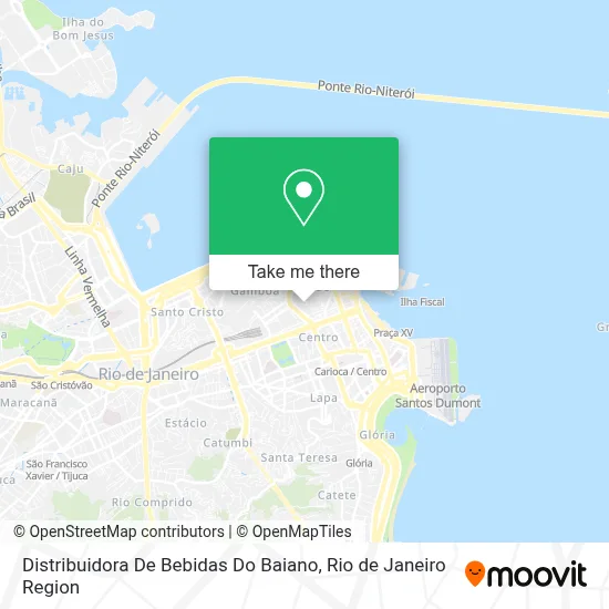 Distribuidora De Bebidas Do Baiano map