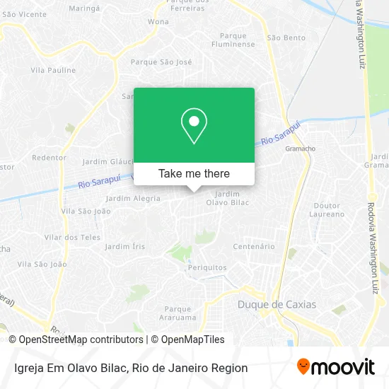 Igreja Em Olavo Bilac map