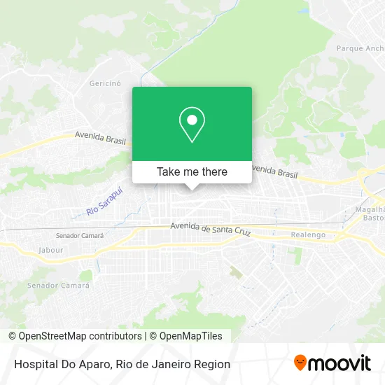Hospital Do Aparo map