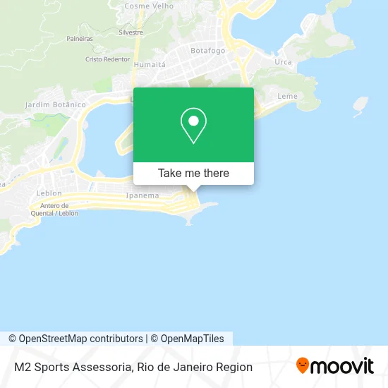 M2 Sports Assessoria map
