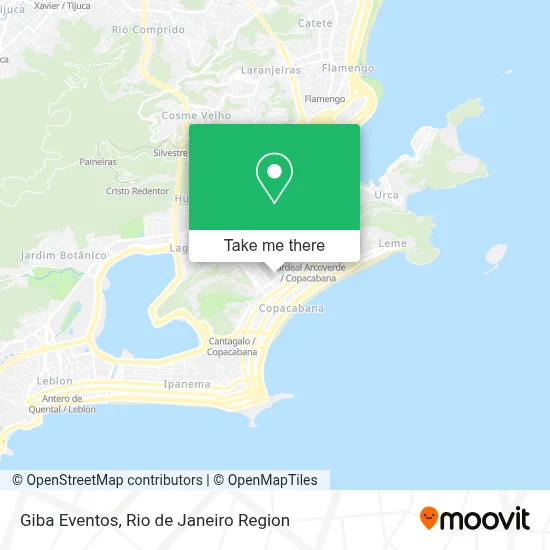 Giba Eventos map