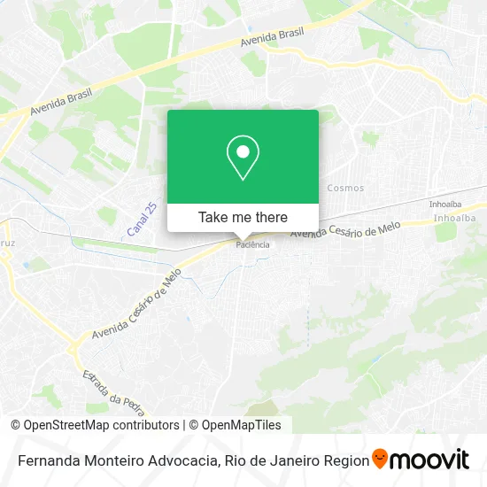Fernanda Monteiro Advocacia map