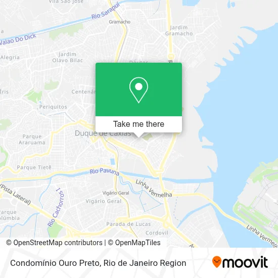 Condomínio Ouro Preto map
