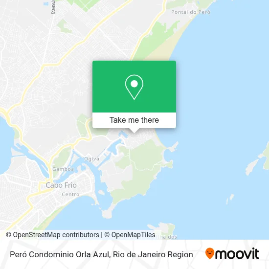 Peró Condominio Orla Azul map