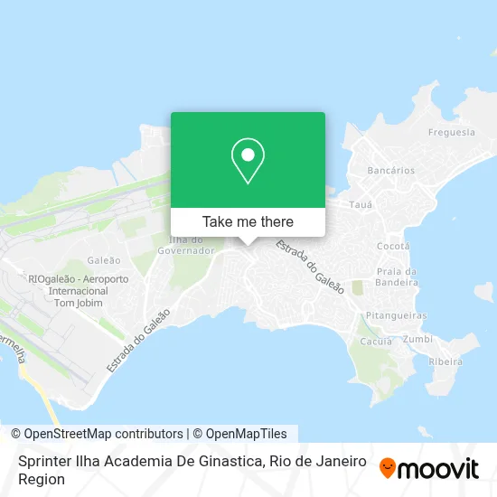 Sprinter Ilha Academia De Ginastica map