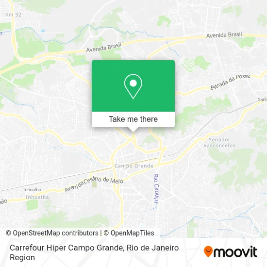 Carrefour Hiper Campo Grande map