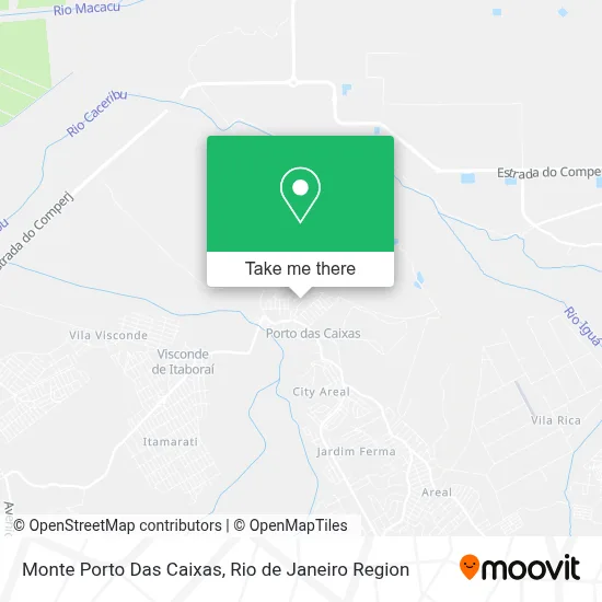 Monte Porto Das Caixas map