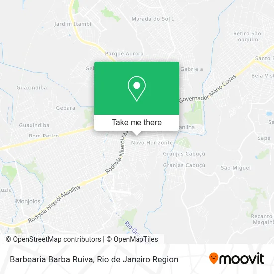 Barbearia Barba Ruiva map