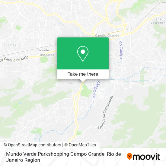 Mundo Verde Parkshopping Campo Grande map