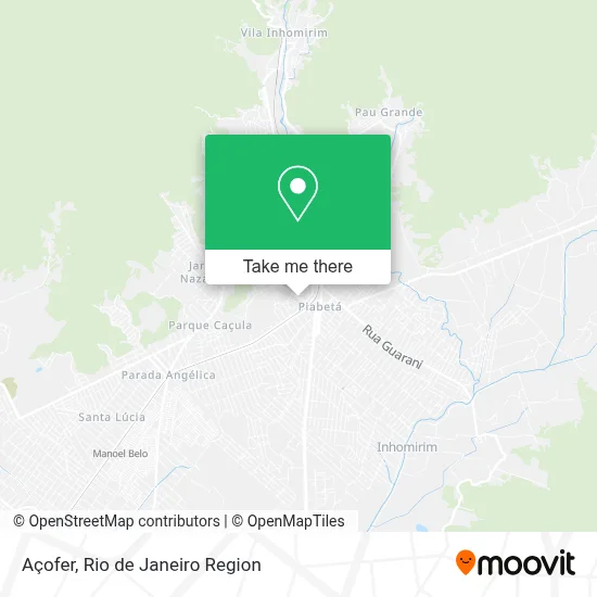 Açofer map