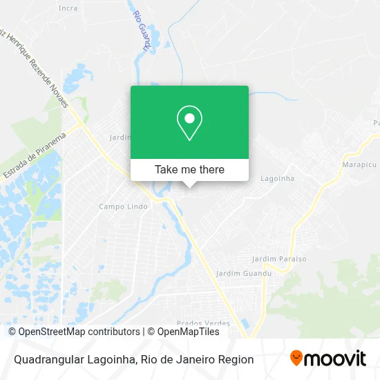 Quadrangular Lagoinha map