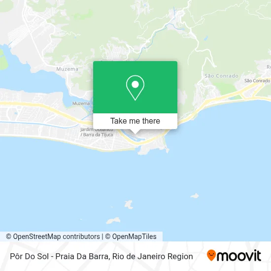 Pôr Do Sol - Praia Da Barra map