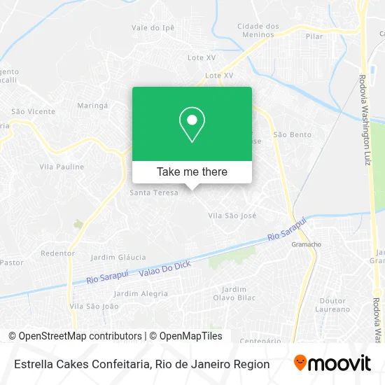 Estrella Cakes Confeitaria map