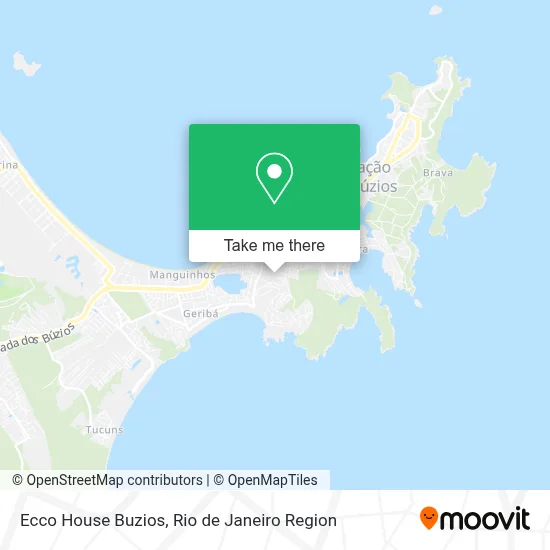 Ecco House Buzios map