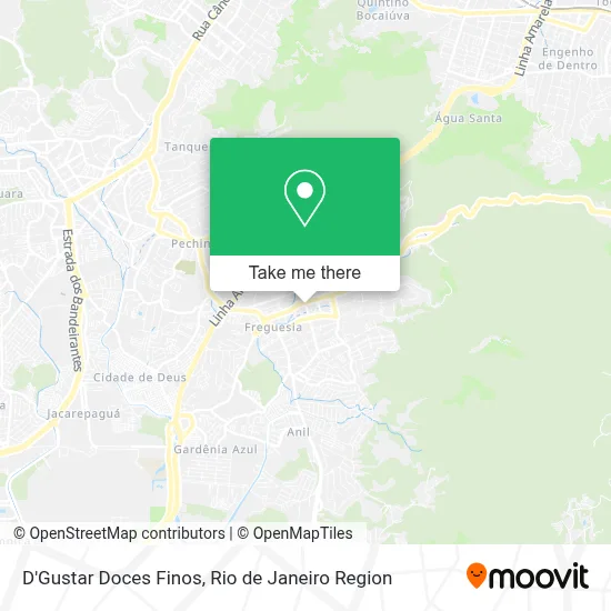 D'Gustar Doces Finos map