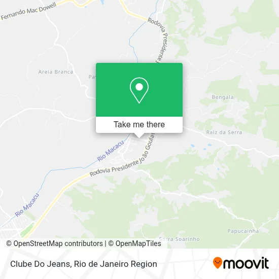 Clube Do Jeans map