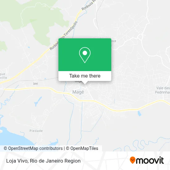 Loja Vivo map