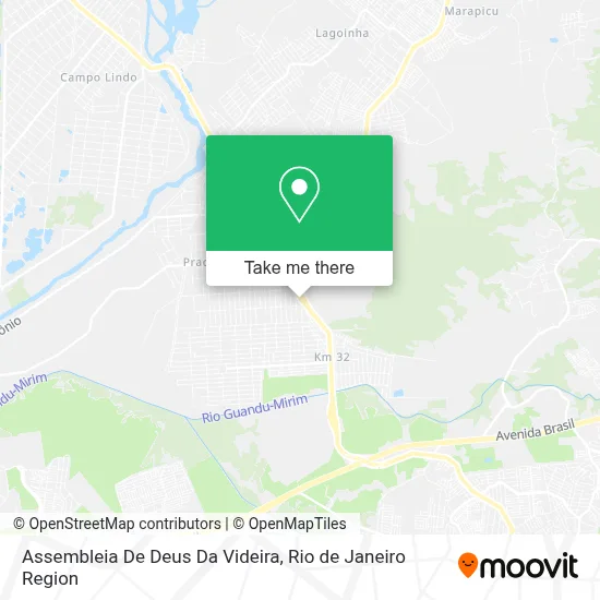 Assembleia De Deus Da Videira map