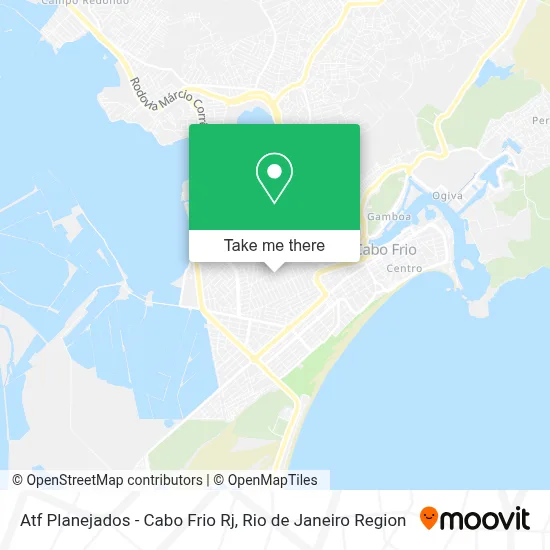Atf Planejados - Cabo Frio Rj map