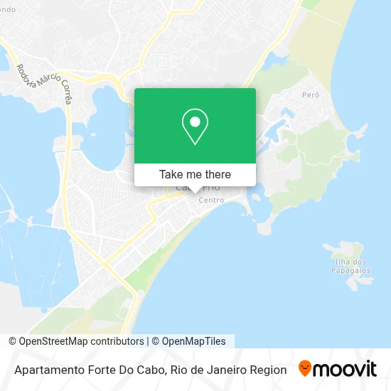 Apartamento Forte Do Cabo map