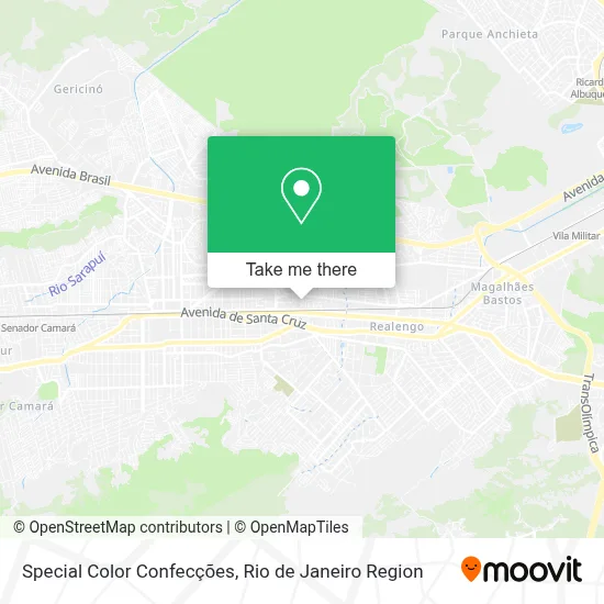 Special Color Confecções map