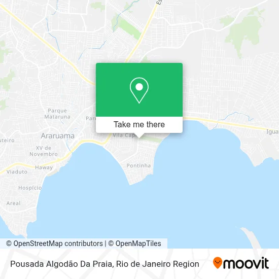 Pousada Algodão Da Praia map