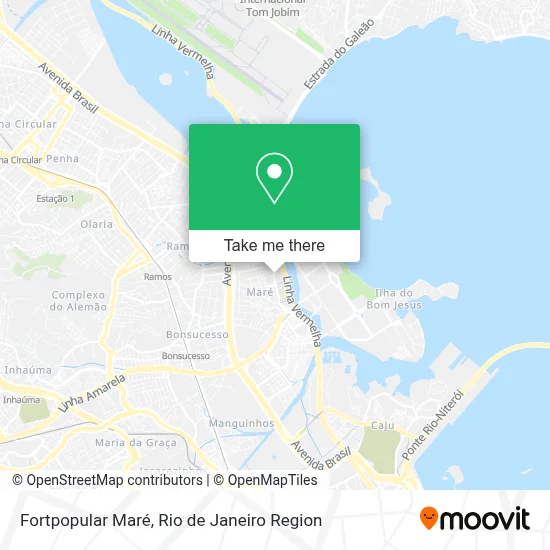 Fortpopular Maré map