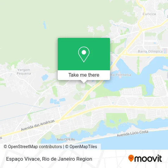 Espaço Vivace map