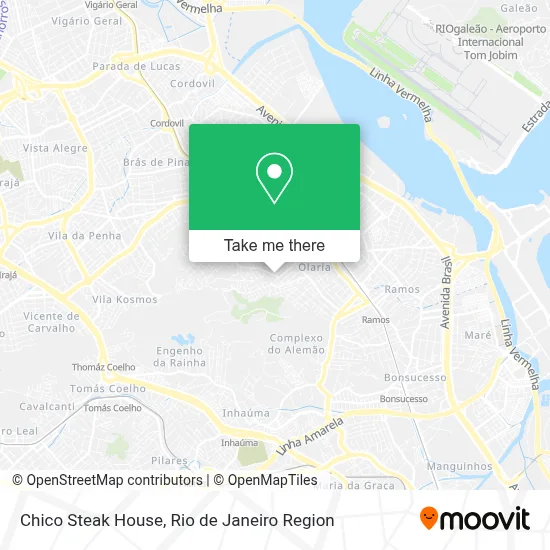 Chico Steak House map
