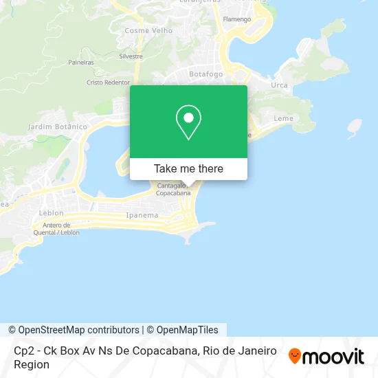 Cp2 - Ck Box Av Ns De Copacabana map