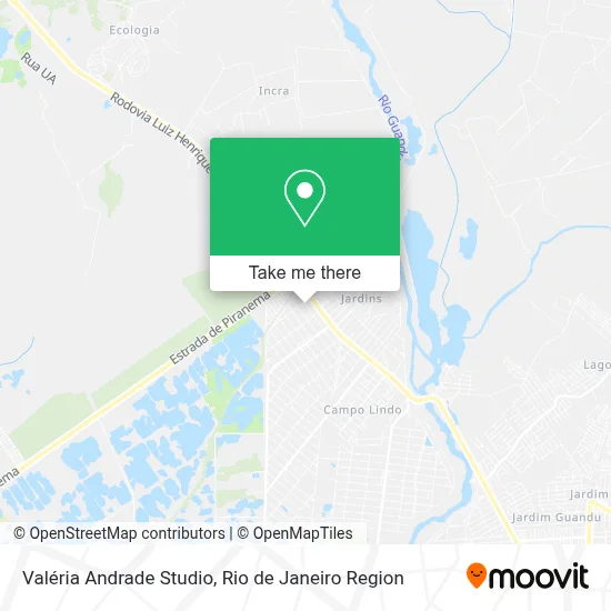 Valéria Andrade Studio map