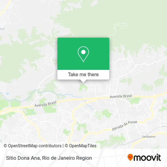 Sitio Dona Ana map