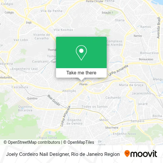 Joely Cordeiro Nail Designer map